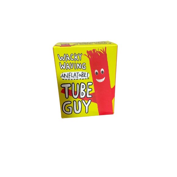 Wacky Waving Inflatable Tube Guy With Fan & Mini Book - 17" Tall - Picture 1 of 5